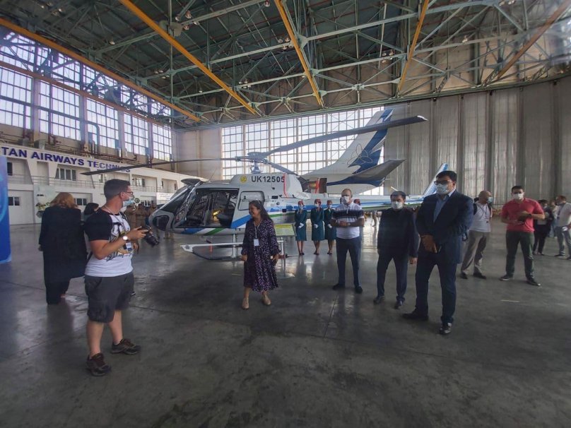 H 125 вертолет uzbekiston