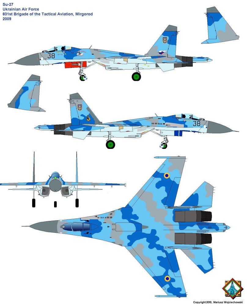 Су-27 истребитель камуфляж