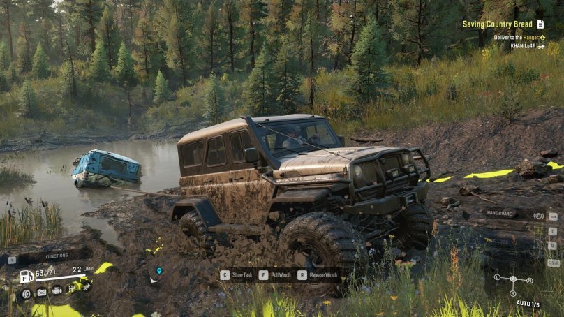 Симулятор бездорожья SNOWRUNNER