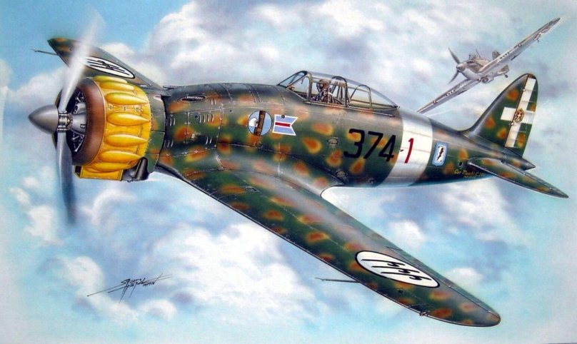 Самолёт Macchi MC-200 Саетта