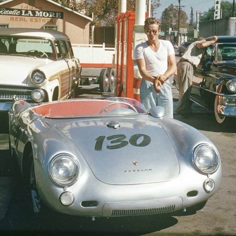 Porsche 550 Spyder Джеймс Дин