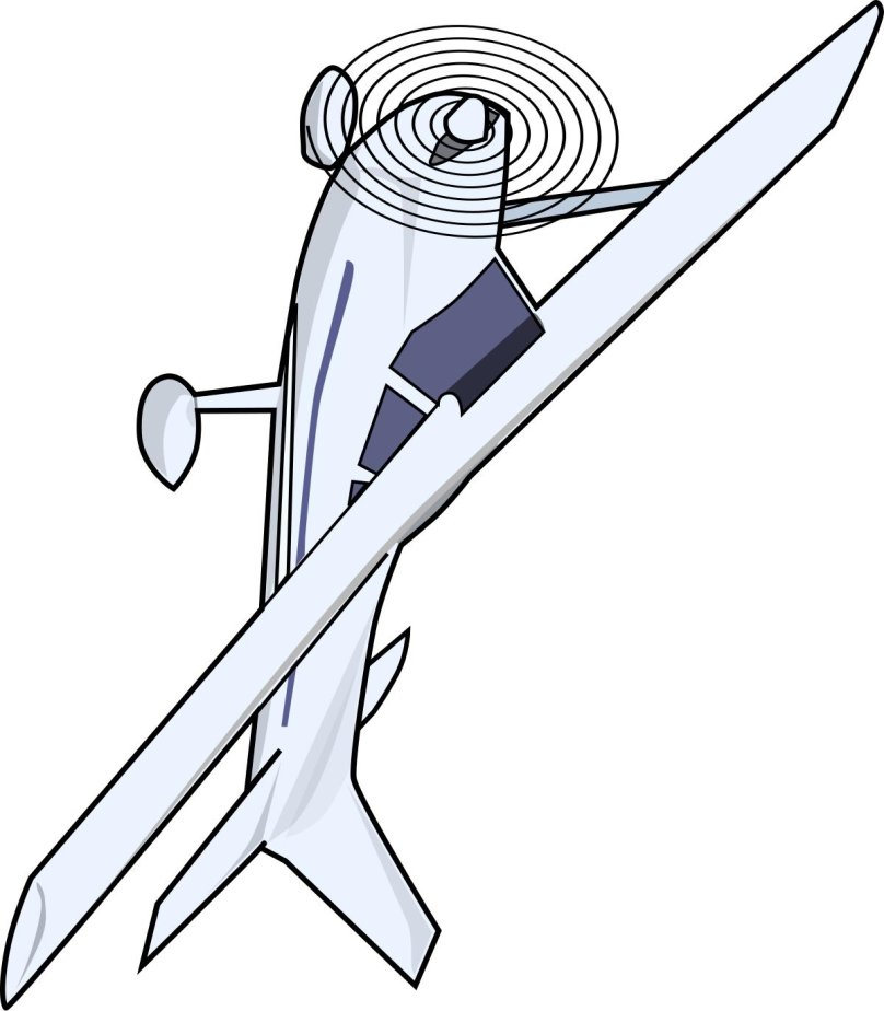 Самолет на прозрачном фоне