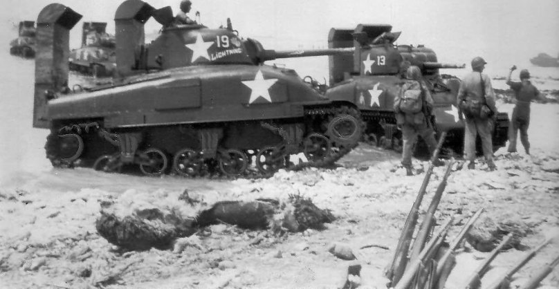 М4а3 Шерман на тихом океане