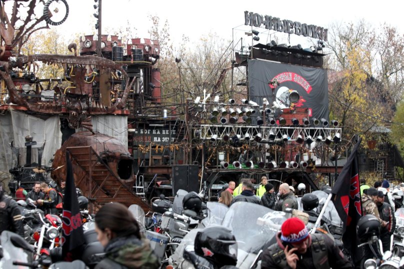 Байк клуб ночные волки в Москве