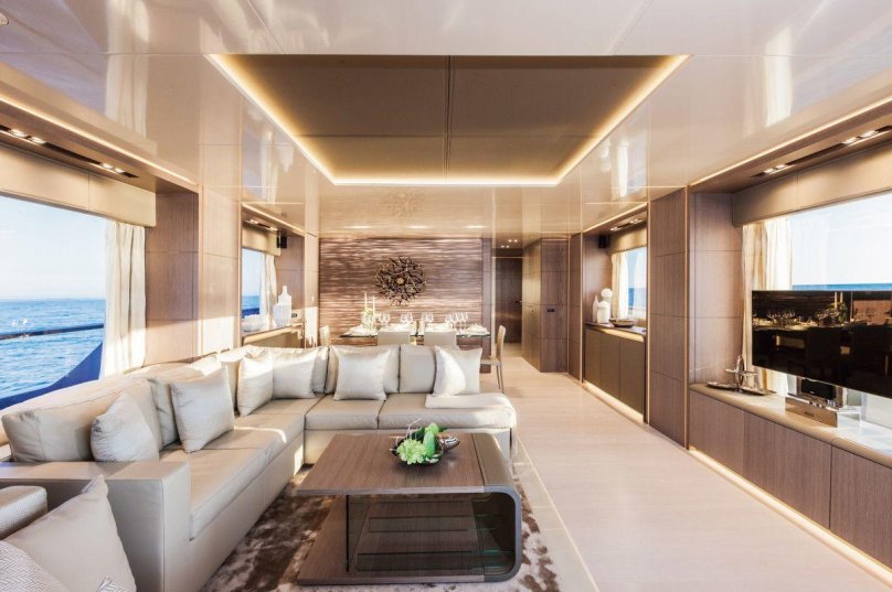 Интерьер мегаяхты