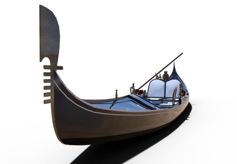 Венецианская лодка гондола