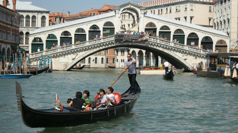 Венеция лодки гондола