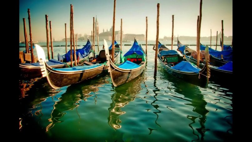 Италия гондолы