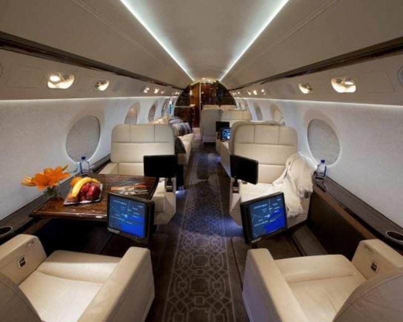 Gulfstream g450 кабина