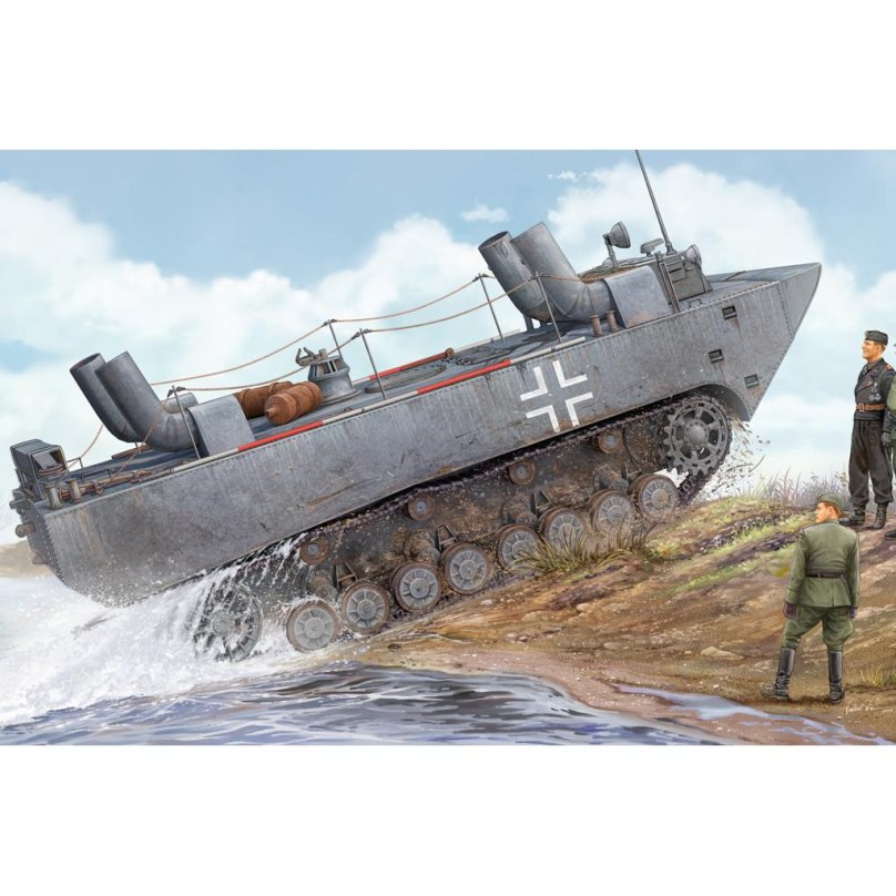 Сборная модель амфибия German Land-Wasser-Schlepper lws