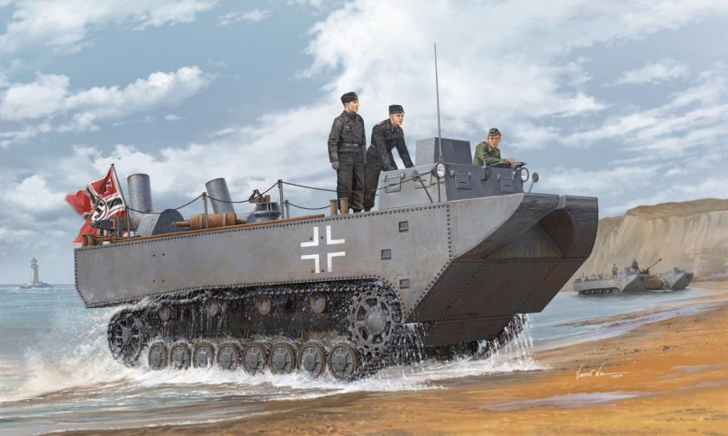 Амфибия German Land-Wasser-Schlepper