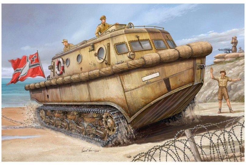 Амфибия German Land-Wasser-Schlepper lws