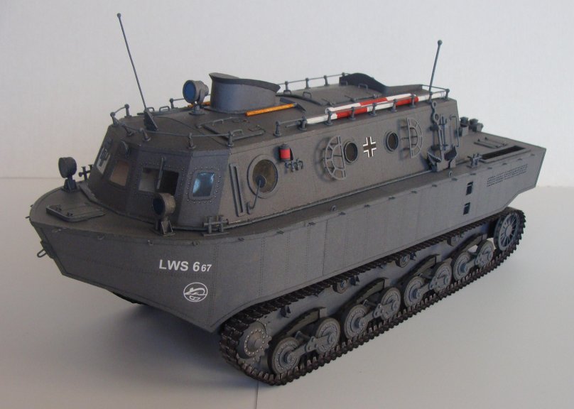 Гусеничная амфибия lws, Land-Wasser-Schlepper Type II