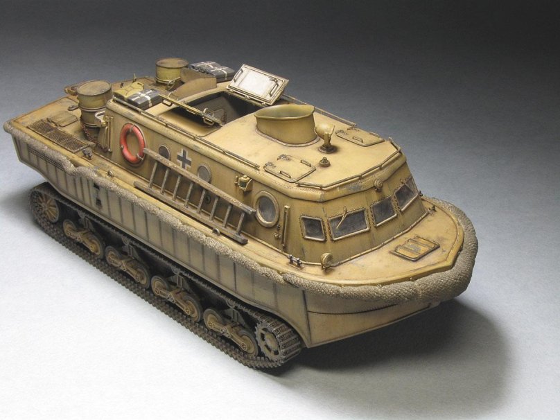 Амфибия German Land-Wasser-Schlepper lws Hobby Boss, 1/35