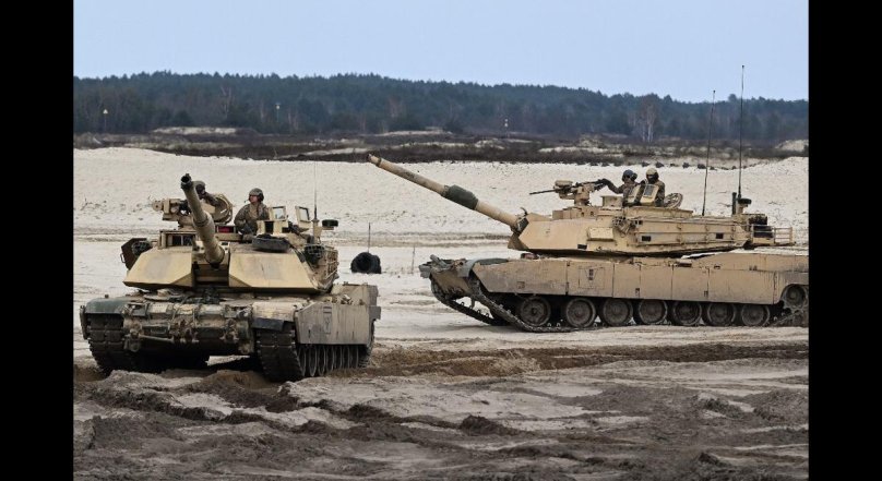 Танк Абрамс на Украине