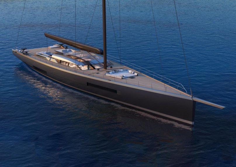 Perini Navi 335 футов (102 м) Falcon Rig Superyacht
