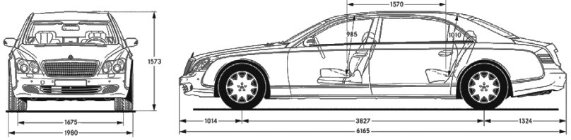 Mercedes Benz s500 w221 чертежи