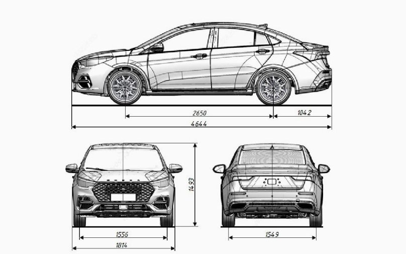 Омода с5 габариты