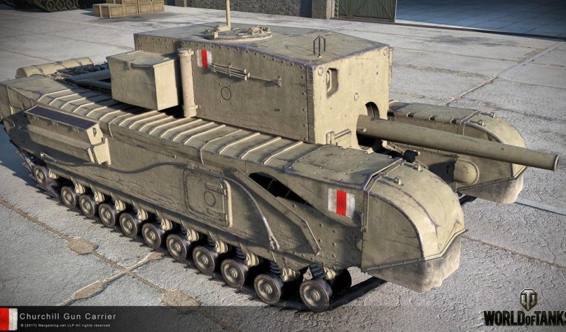 Пт-САУ Churchill Gun Carrier
