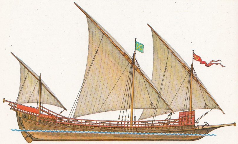 Галера корабль 17 века