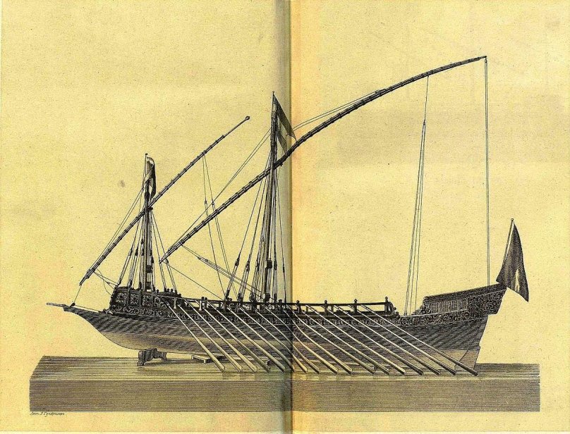 Галера Принципиум Петра 1