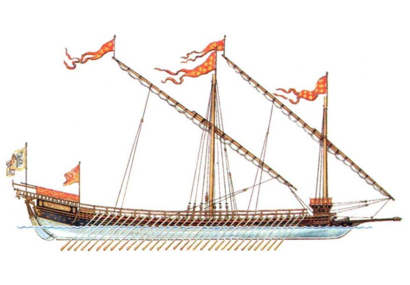 Галера Принципиум Петра 1