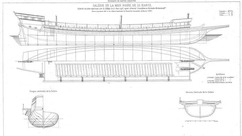 Галеры Петра 1 чертежи