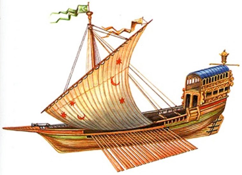 Турецкая Галера 16 века