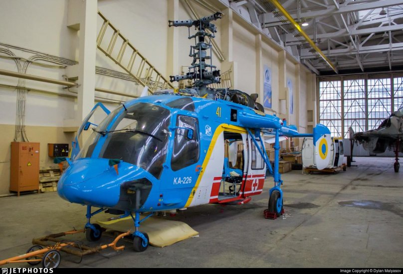 Ка-226 внутри