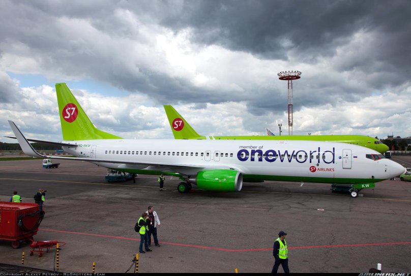 Самолёт s7 Боинг 737