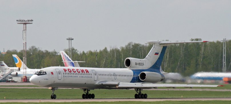 Ту 154 Дагестанских авиалиний в Домодедово