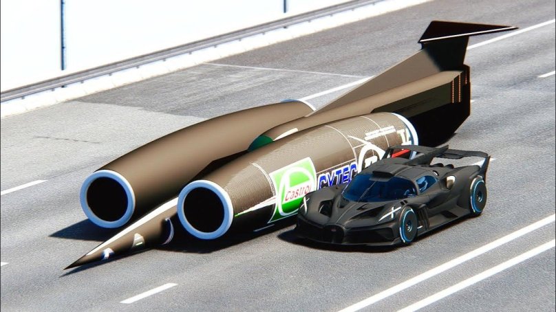 Thrust SSC британский гиперкар