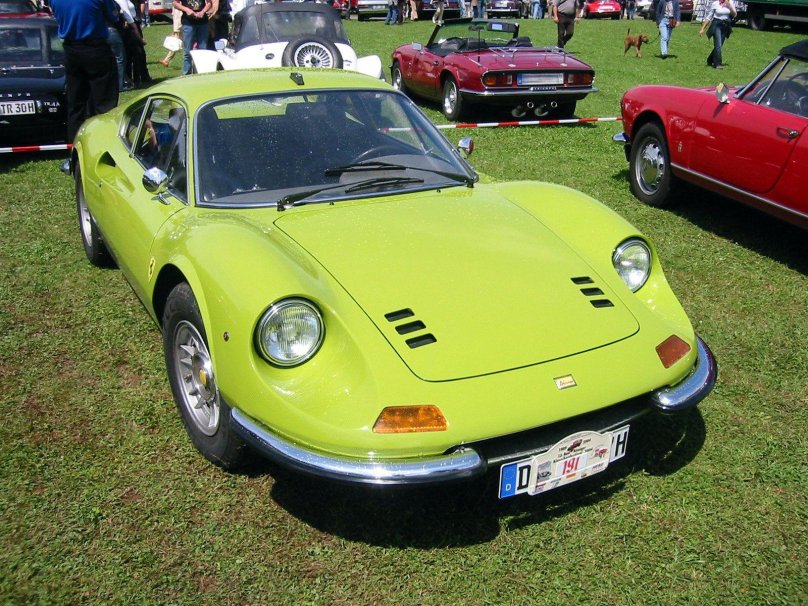Ferrari Dino 206 gt максимальная скорость