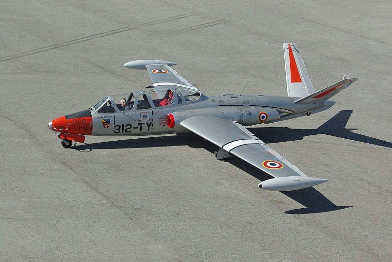 Самолет Fouga cm 170 Magister