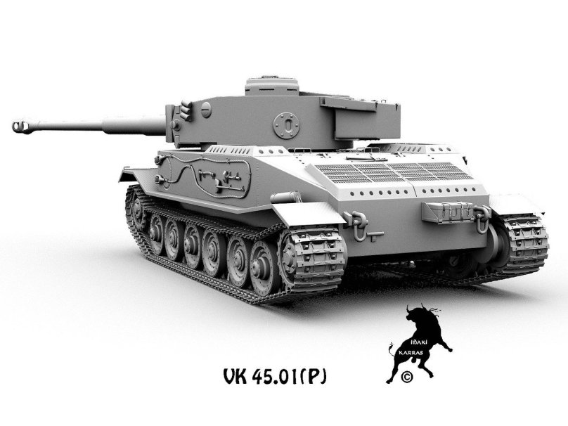 Vk4501 h прототип тигра
