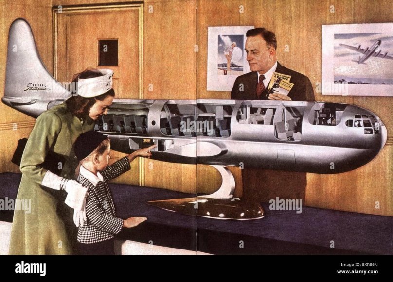 Boeing 377 Stratocruiser салон