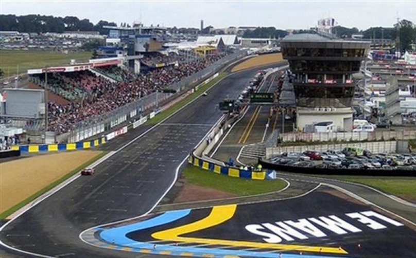 Трасса Ле ман вид сверху