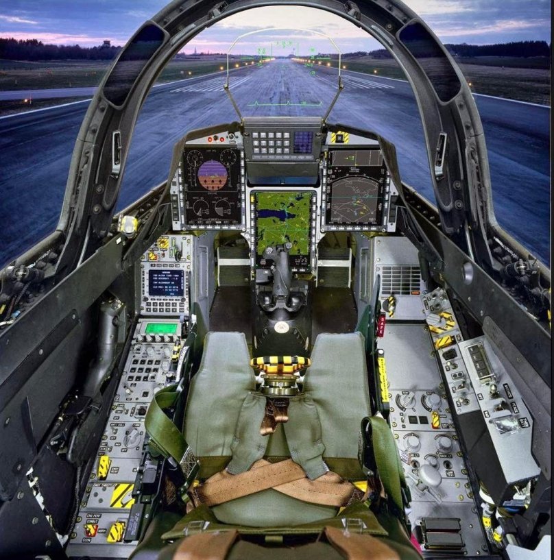 Saab Jas 39 Gripen кабина