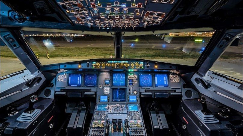 Airbus a320 кабина