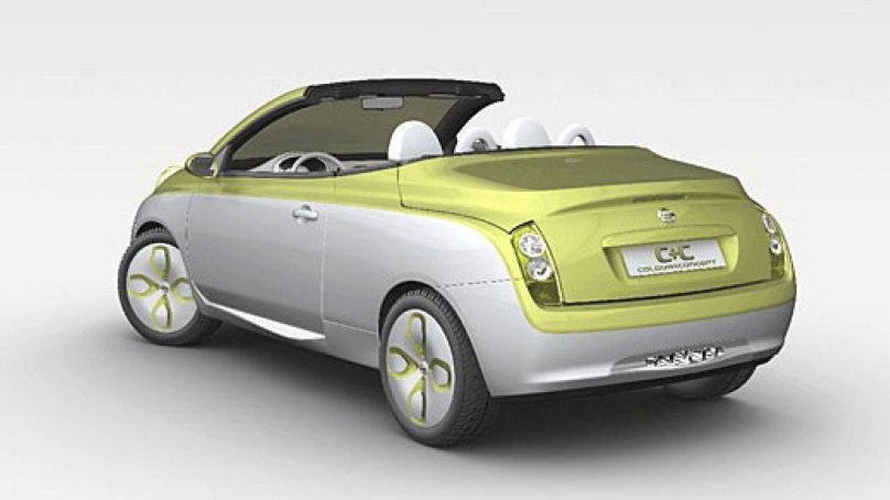 Ниссан Микра покраска в два цвета