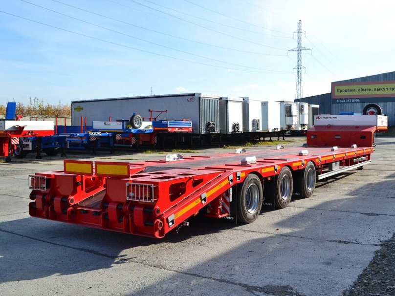 Hartung полуприцеп тяжеловоз (трал)
