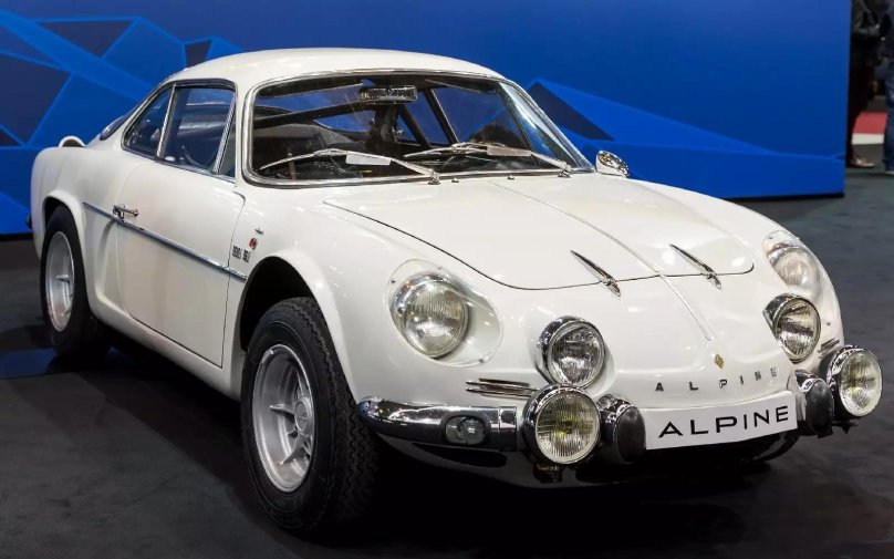 1962 Alpine a108 Berlinette Tour de France.
