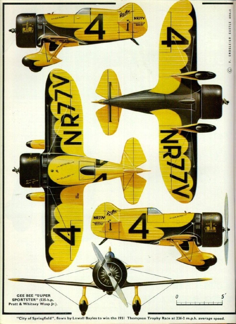 Gee Bee super Sportster r1&amp;r-2