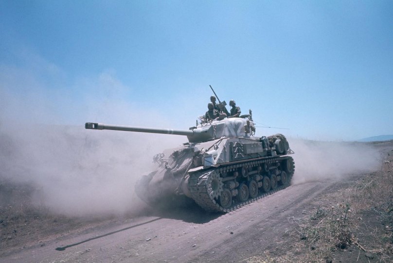 Танк Шерман Израиль шестидневная война