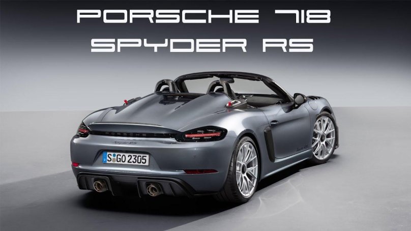 Порше 718 Spyder