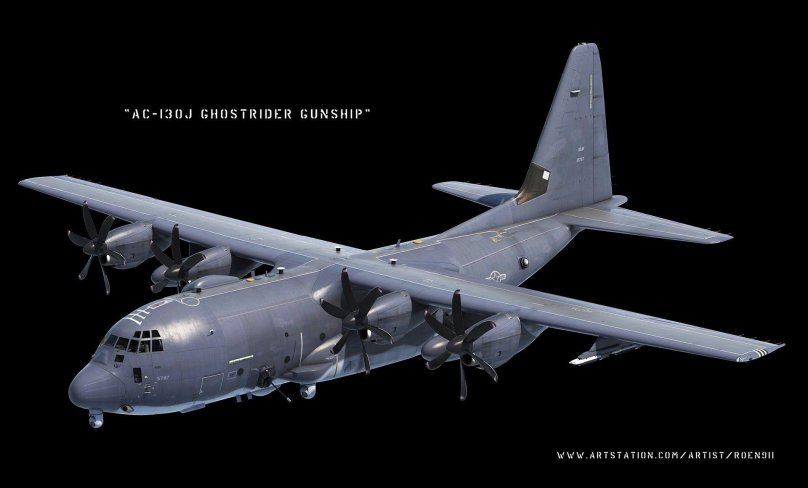 AC-130j Ghostrider Gunship