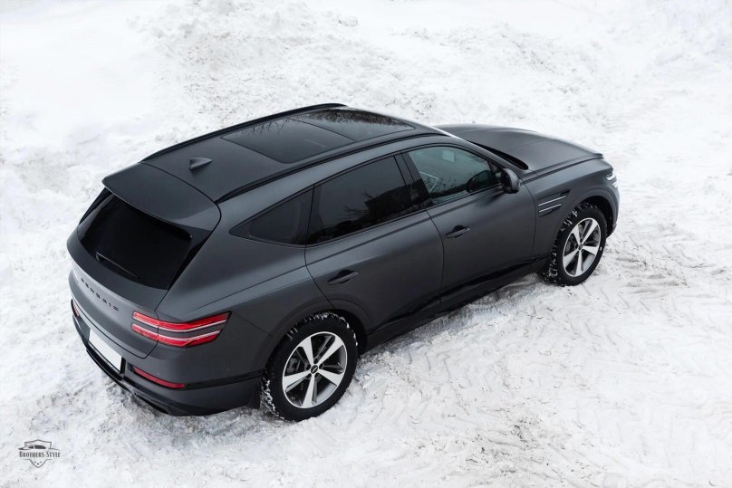 Genesis gv80 зеленый матовый