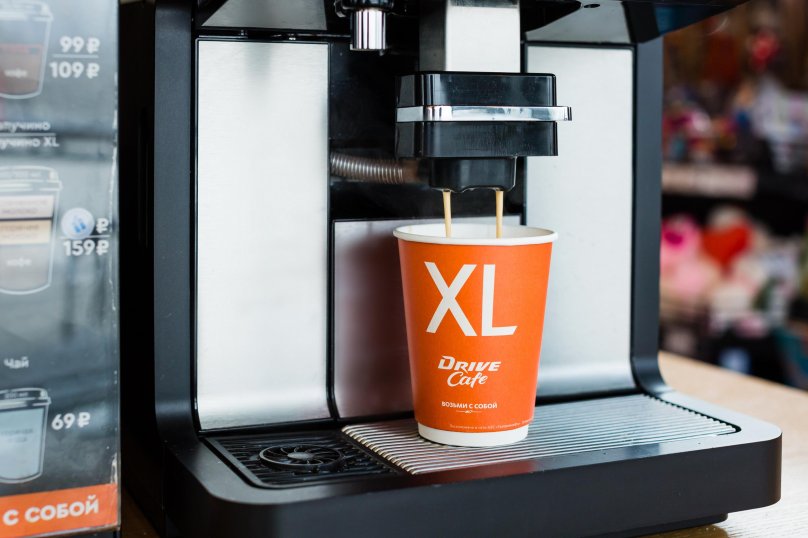 Кофе g-Drive на АЗС Газпромнефть