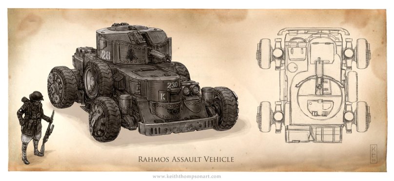 Дизельпанк Кейта Томпсона