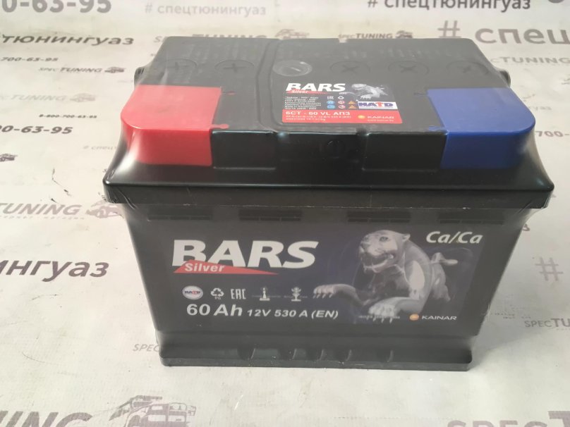 Аккумулятор Bars 60ah о/п